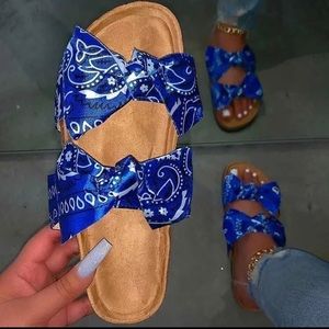 Summer Bow Bandanna Sandals